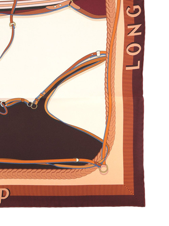 Longchamp Paris 90 A Toute Allure Scarves And Foulards - Bordeaux | 6df708443aa32bff4b4917bbbc9dbd526517cf60