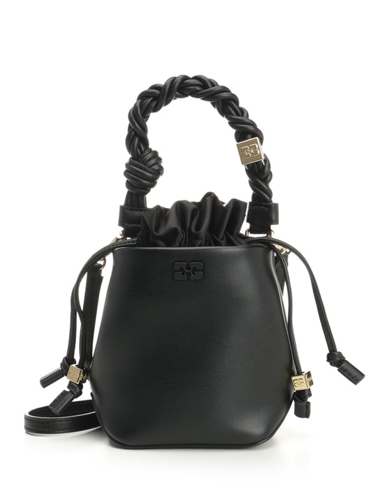 Ganni Bou Handbags Black