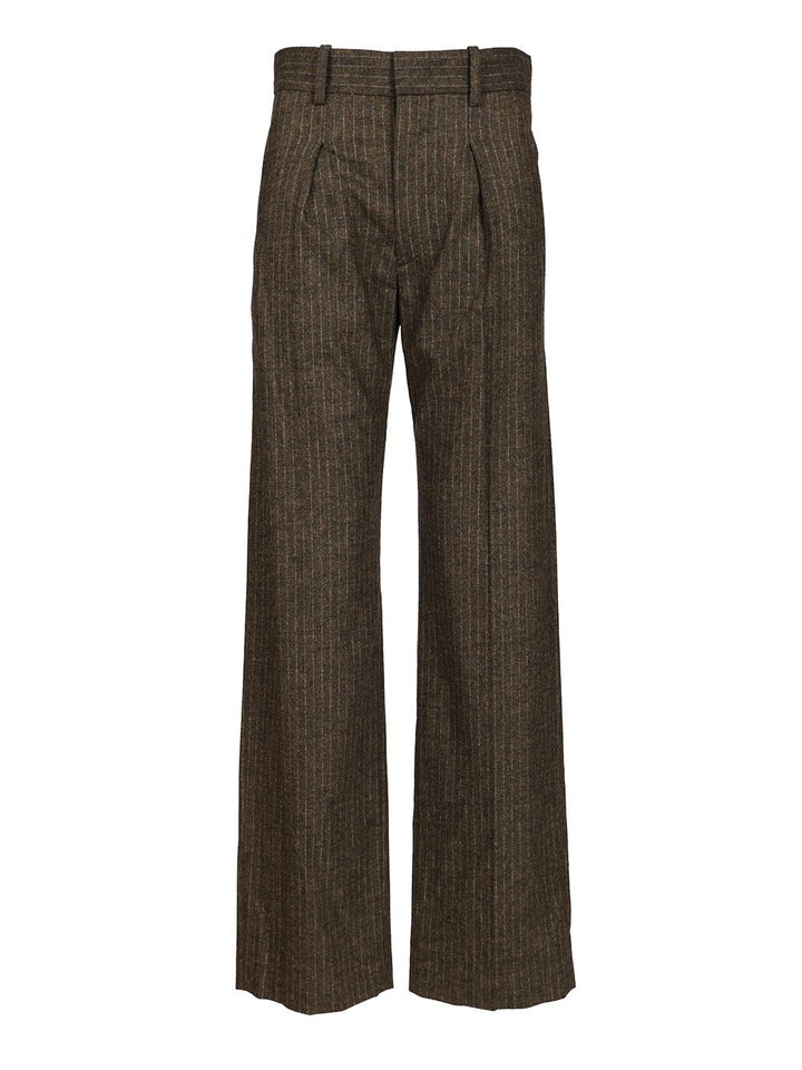 Isabel Marant Lisetta Trousers - Brown | 356143418c7853c71bf40d9fb7b103524bccf434