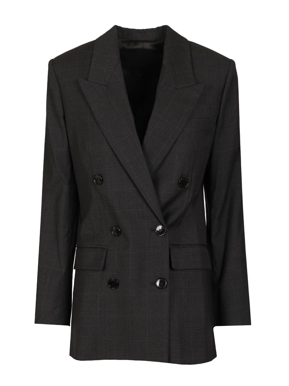 Isabel Marant Jevima Wool Prince Of Wales Suit Jacket Jackets - Grey | 1c131d90c6a7dd429ce99cc28f9a372b460724b0