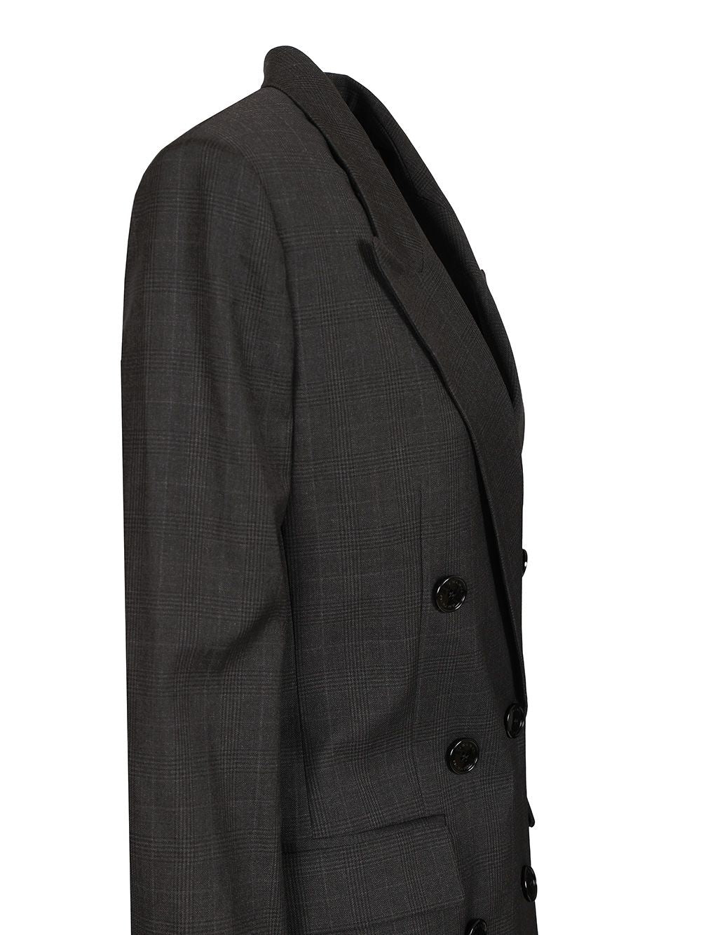 Isabel Marant Jevima Wool Prince Of Wales Suit Jacket Jackets - Grey | b8ddd11f336dc57cffbef0c96ac8f38227318607
