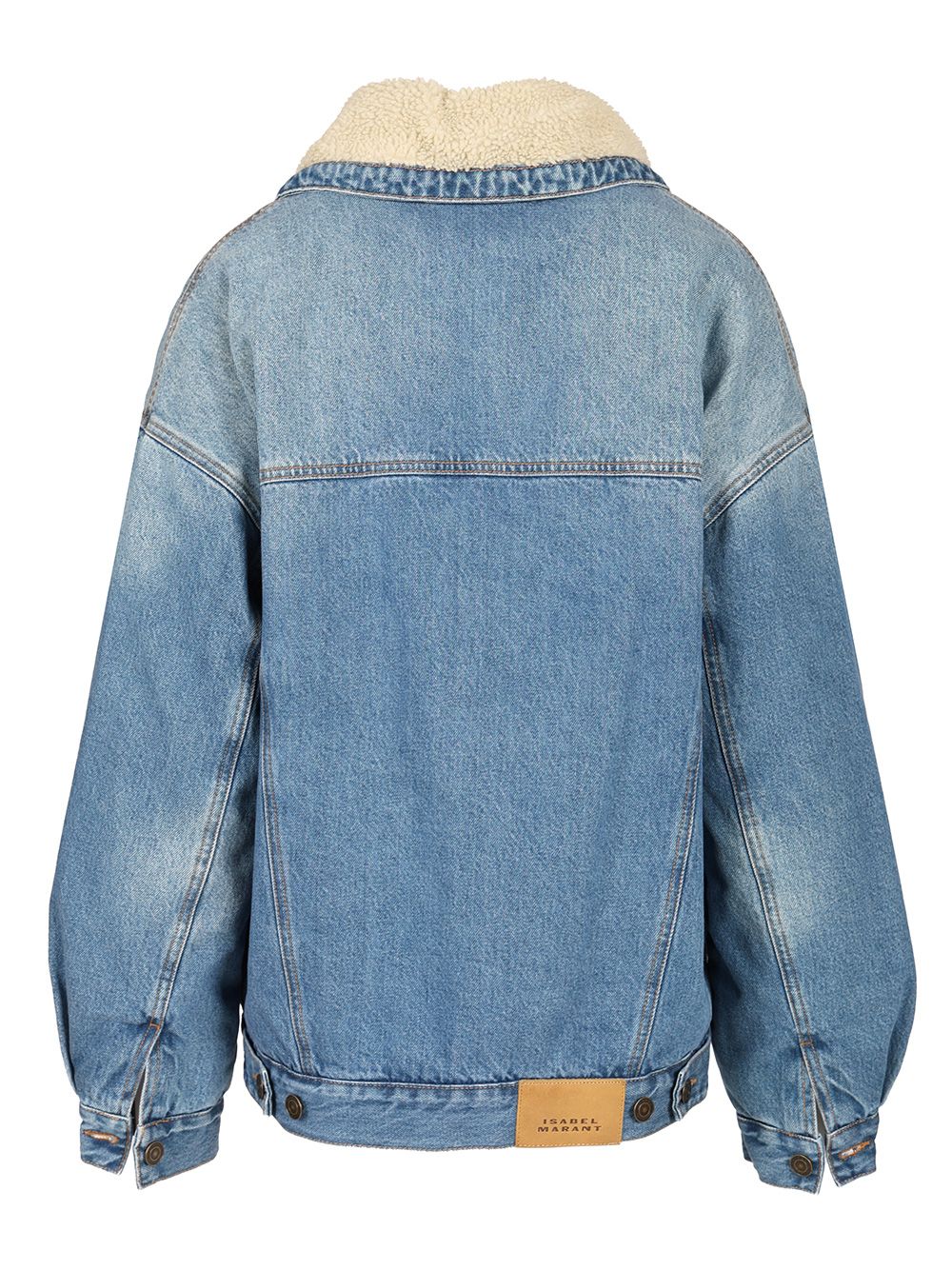 Isabel Marant Pimia Denim And Faux Fur Jacket Jackets - Blue | fcf26bad390d20b5199bee5a42298496011922ca