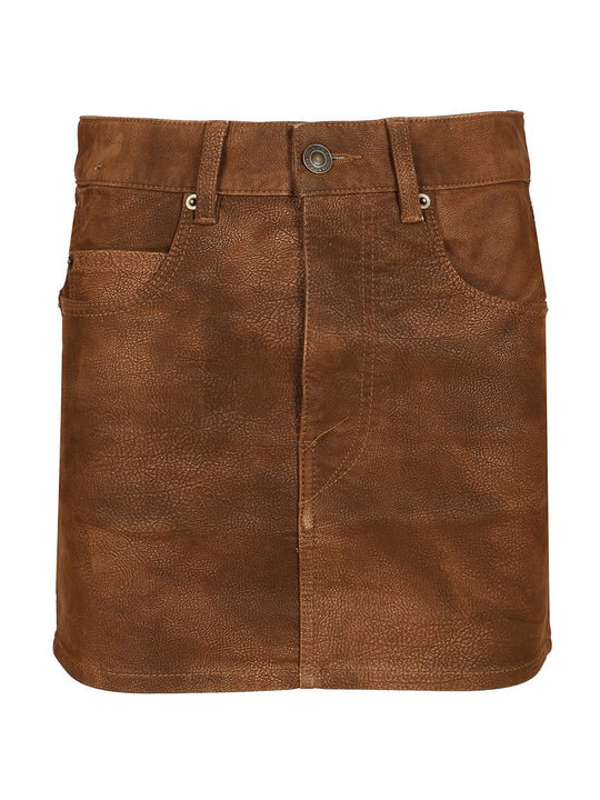 Kimmy Mini Skirt Skirts Brown