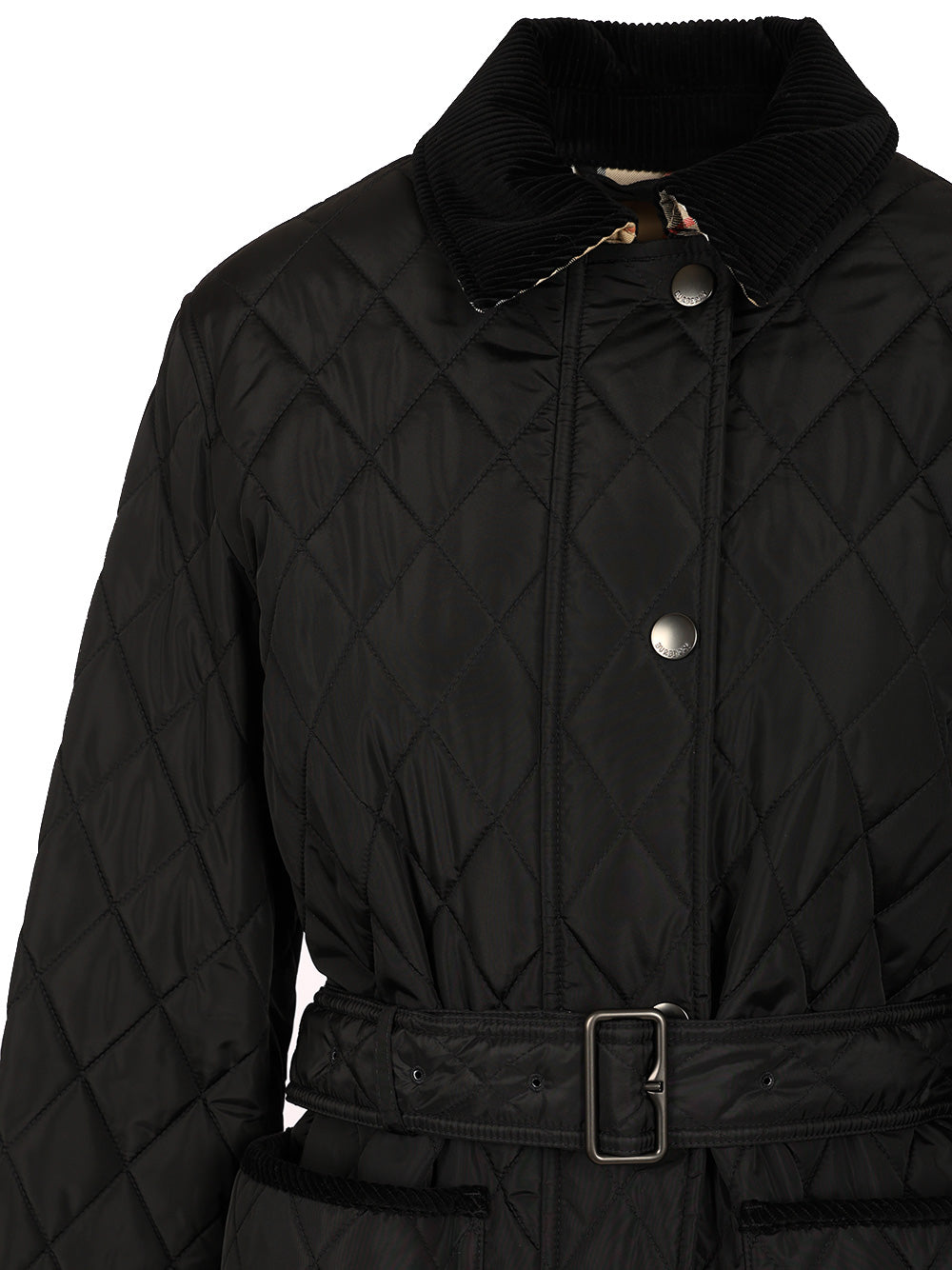 Burberry Nylon Quilted Jacket Jackets - Black | 03415c0cfb87f8dba72006fcecf5efe7608dc642