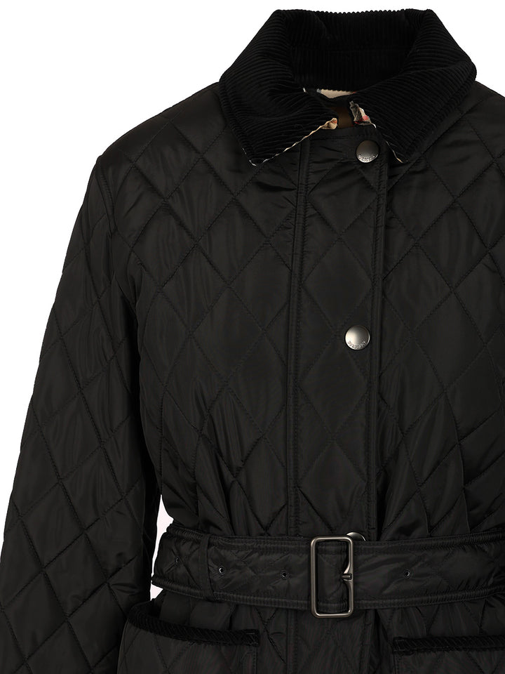 Burberry Nylon Quilted Jacket Jackets - Black | 03415c0cfb87f8dba72006fcecf5efe7608dc642