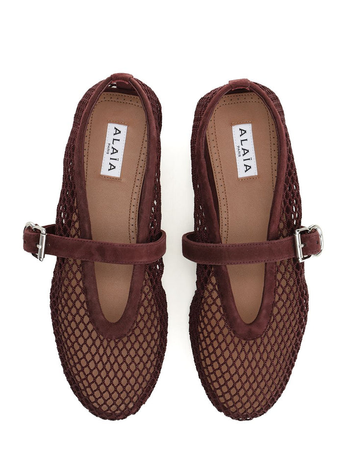 AlaÏA Flat Ballerinas Scarpe basse - Brown | d29a2cdb98eaed9d18f5324245b345714bcf9661