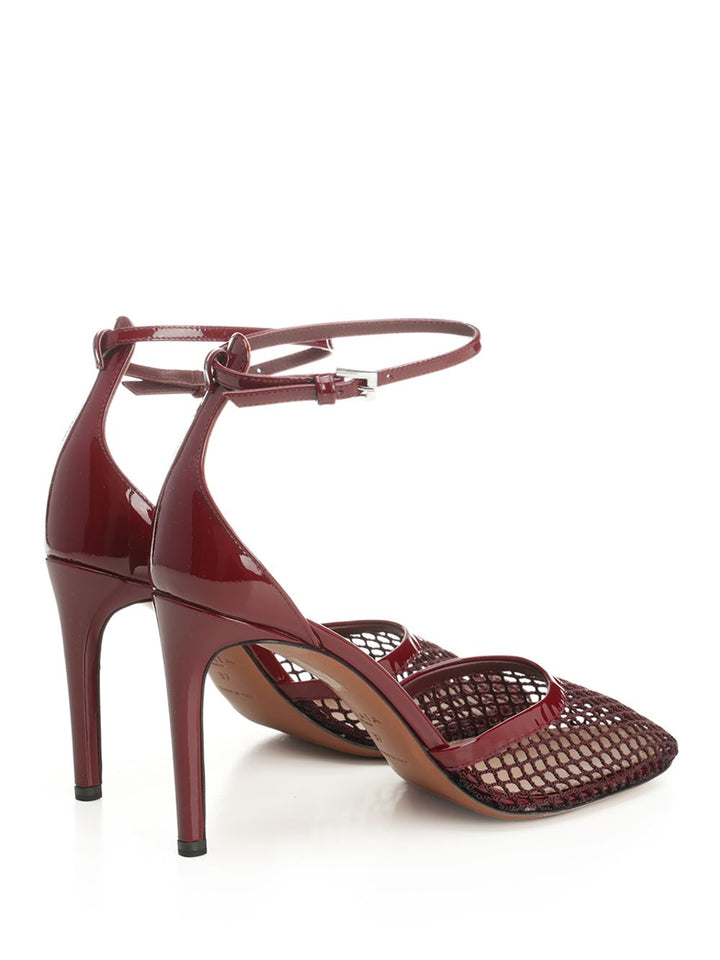 AlaÏA Mesh Pumps - Bordeaux | e4148b82e8e670455c7389276de64b36389f3d96