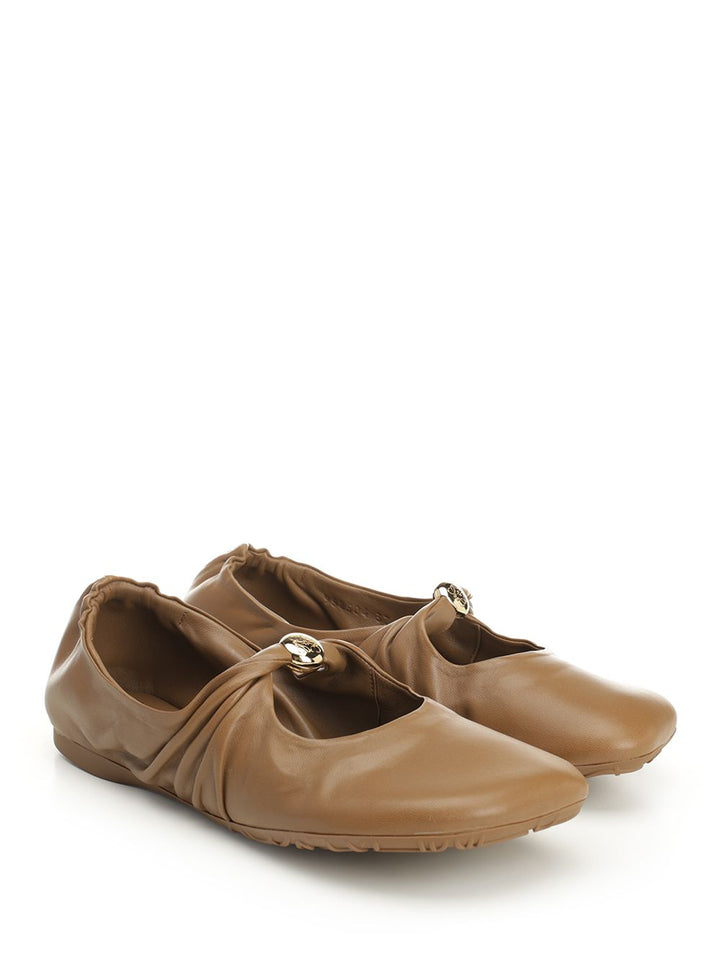 Loewe Pebble Ballerinas Scarpe basse - Beige | e662bcca5899ec4c87e420599a80592557d185e3