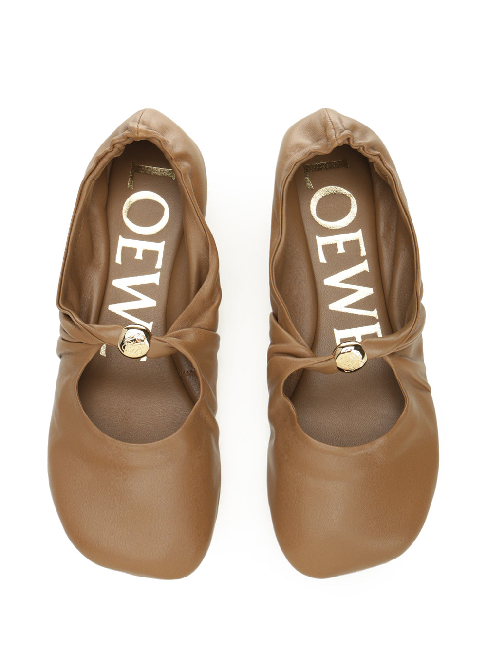 Loewe Pebble Ballerinas Scarpe basse - Beige | a45751f5f34cc0bb39bc46cfac7a471cd8e05ecf