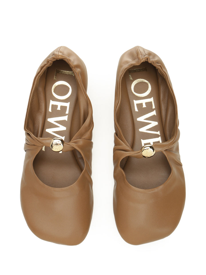 Loewe Pebble Ballerinas Scarpe basse - Beige | a45751f5f34cc0bb39bc46cfac7a471cd8e05ecf