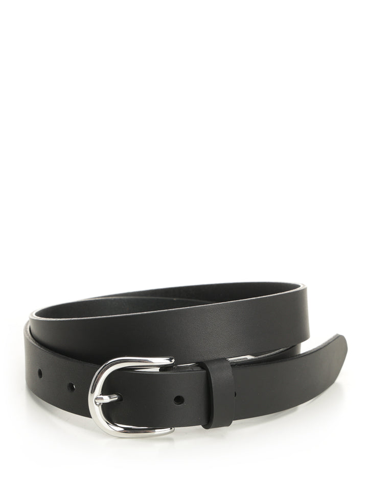 Isabel Marant Zap Leather Belt Belts - Black | b9fc419547c7a72e3891b4872a297407c62499a6