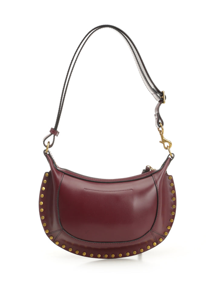 Isabel Marant Oskan Moon Bag Crossbody Bags - Bordeaux | 9607f2528b3c67aa98ed1f513ceaf487dfefaee0