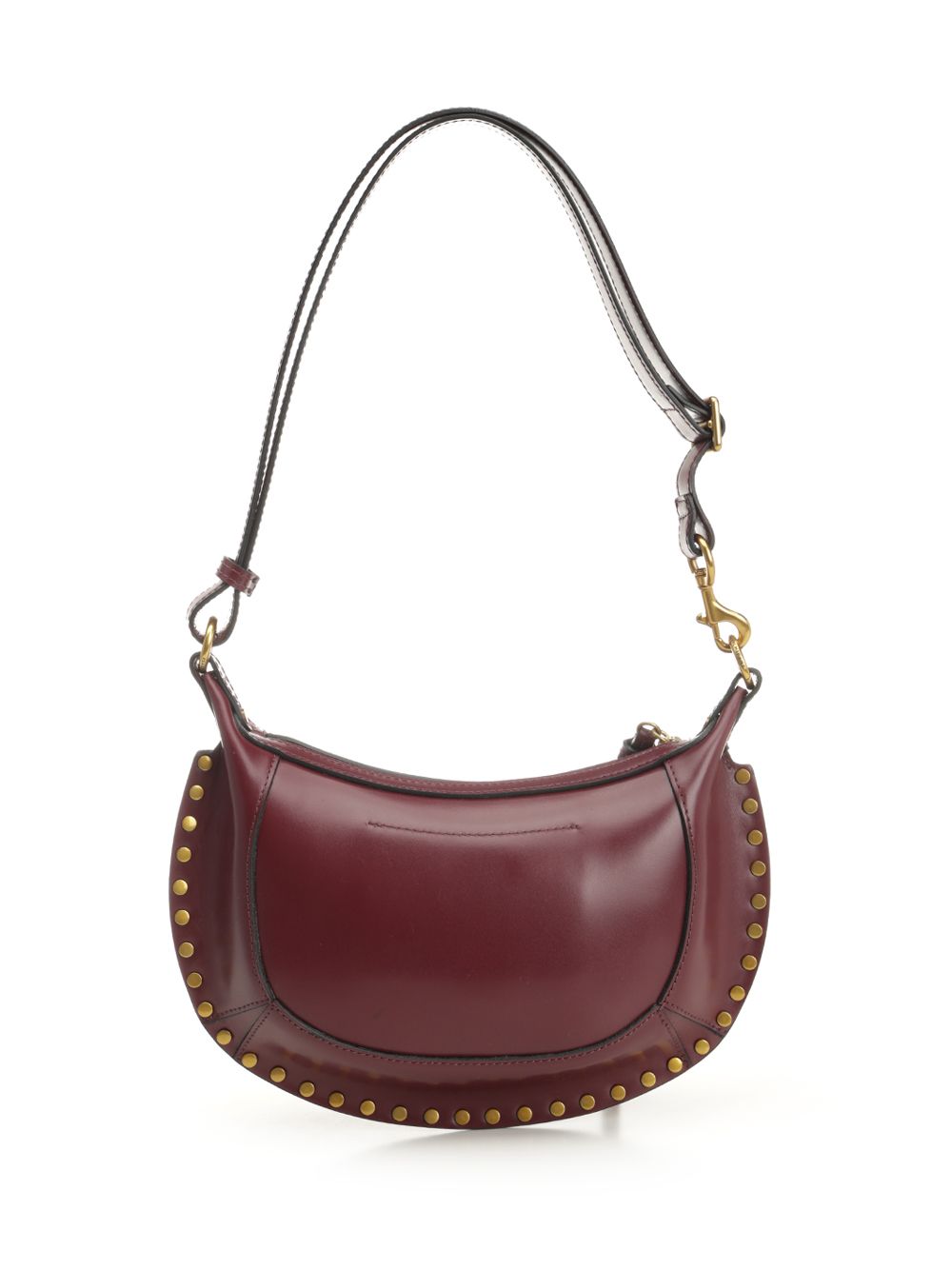 Isabel Marant Oskan Moon Bag Crossbody Bags - Brown | 5d9bb8cfc64def7b3e86e8c81d275192cd18ac98
