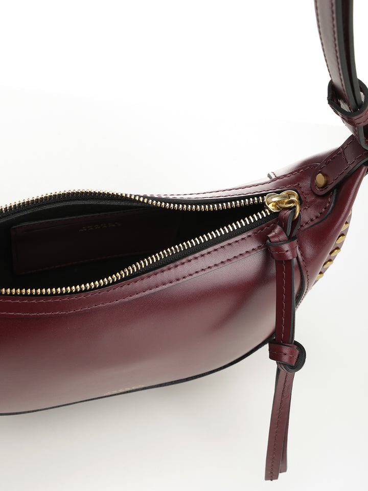 Isabel Marant Oskan Moon Bag Crossbody Bags - Bordeaux | 7f67f4075cc3b451694a0cf8e54504c6e0e6af28