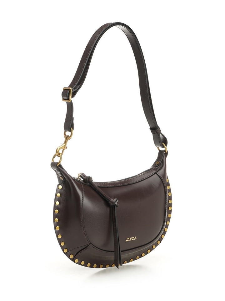 Isabel Marant Oskan Moon Bag Crossbody Bags - Brown | e49da49a7548207d78c1cc1f3a02803a88abffe2