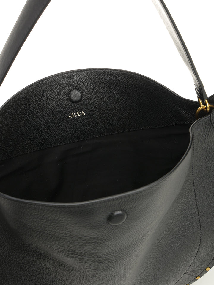 Isabel Marant Oskan Shoulder Bags - Black | cb50d7711e81b409f6fb7f45be47fde1252814b2