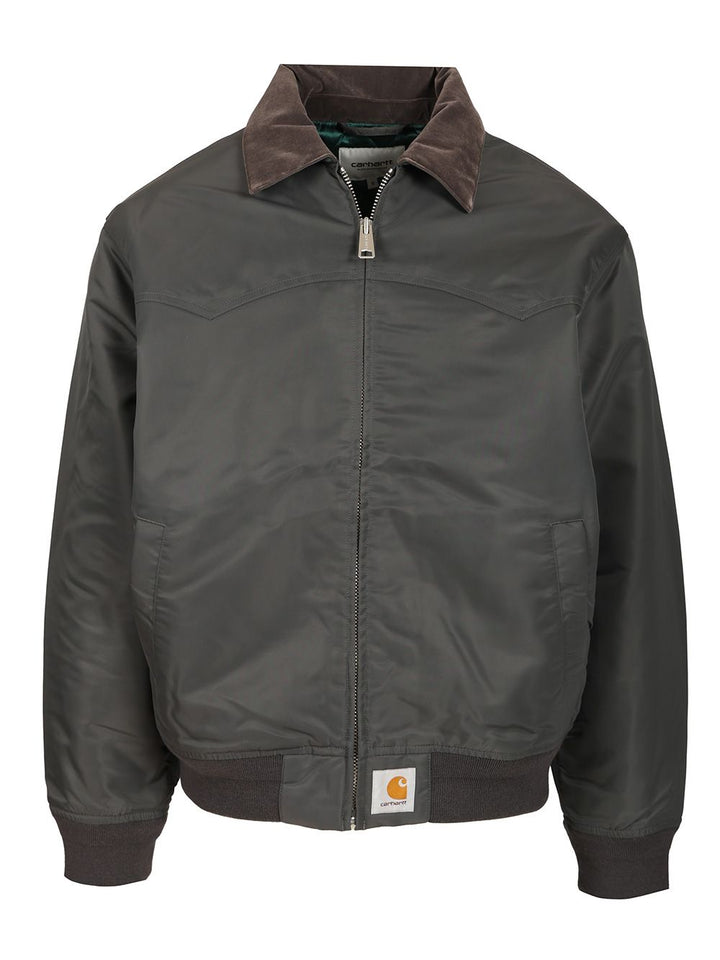 Carhartt Wip Santa Fe Alumni Jackets - Grey | ba6747fee2436e53b3a1e5a9f57551380a957779