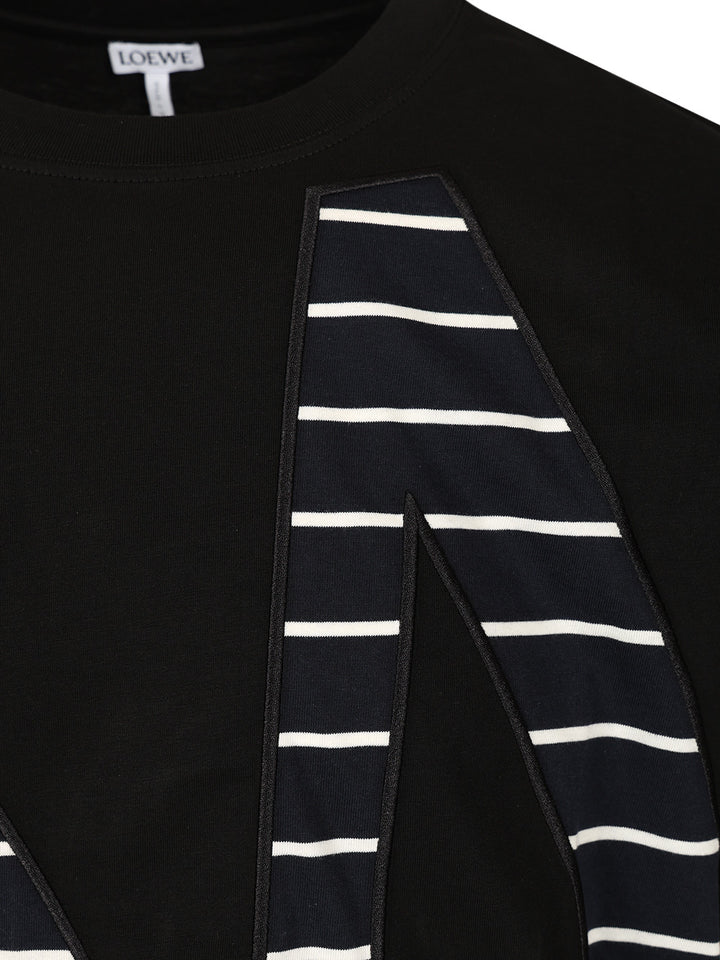 Loewe Cotton T-Shirt - Black | 40a458f7e2d722809da7884b240e195479e396ae