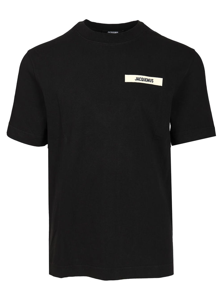 Jacquemus Le Tshirt Gros Grain T-Shirt - Black | e39d98e1b35af62e66c4e8a493ff7beb674e9a63