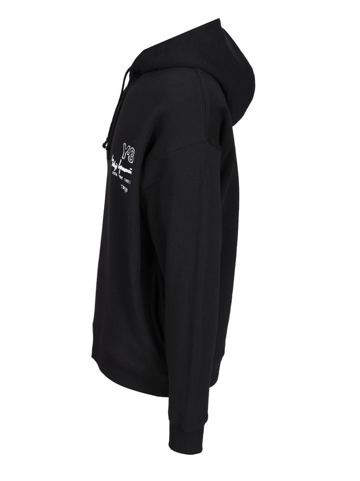 Adidas Y-3 Hoodie Sweatshirts - Black | 46de7e788e85170beea0054418ad45eaef4f121a