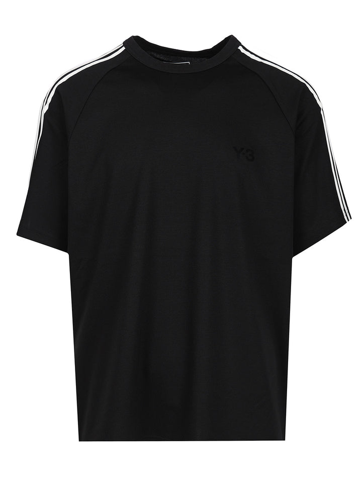 Adidas Y-3 With 3-Stripes T-Shirt - Black | dc95d639ab019209893ff15c133fae48130ef4f7