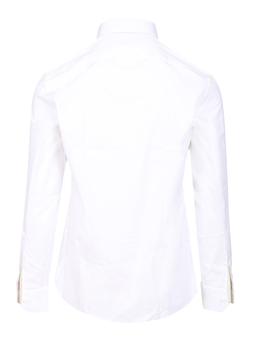 Ermenegildo Zegna Tailored Shirt In Stretch Cotton Shirts - White | fd49082ba4167fb7b23baa35ab217dad73499c24