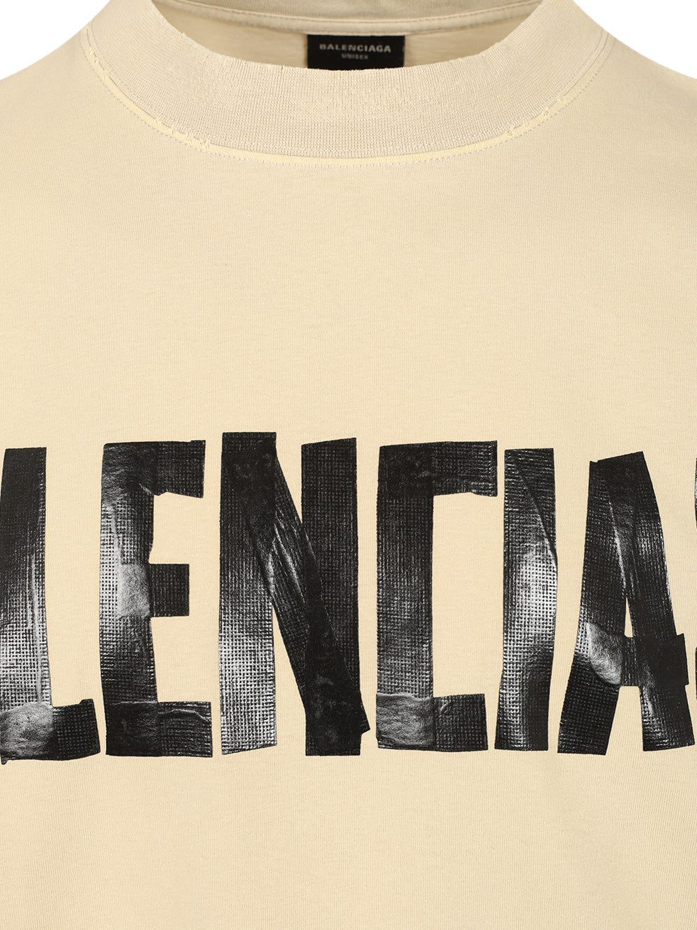Balenciaga New Tape Type T-Shirt - Beige | ff1e779bad02448d5248a1f30d89530abf65812b
