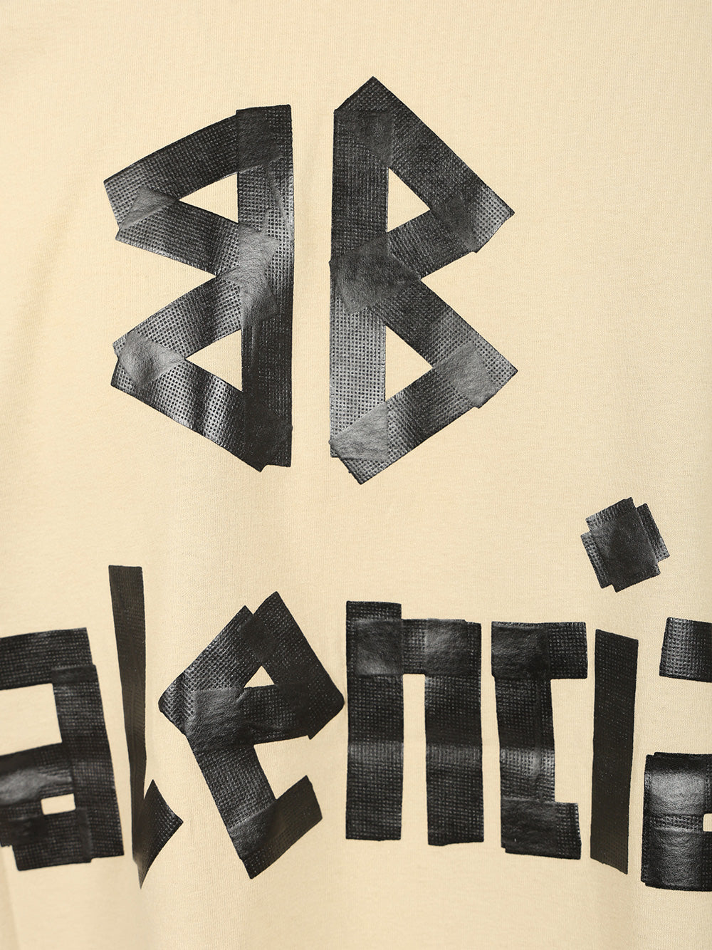 Balenciaga New Tape Type T-Shirt - Beige | 2431958718474739476c0887f5b4c42f3c7b62e8