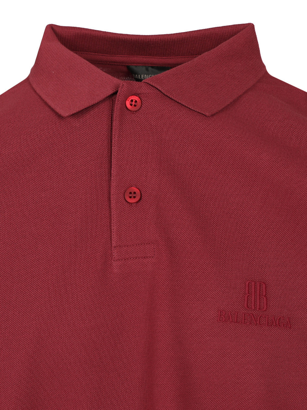 Balenciaga Nano Bb Polo shirt - Bordeaux | 9b57f4a12c92a6c4a4fd93c6debaa68d43ea1ed2
