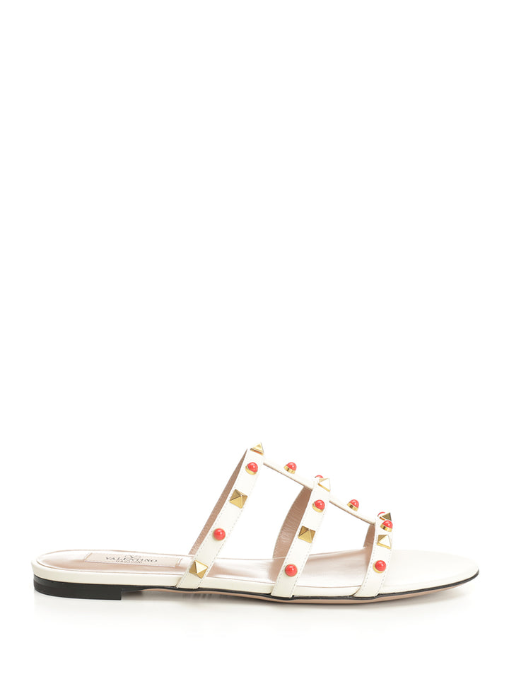 Valentino Garavani Rockstud Sandals - White | 79de674406eaa90e11def48873338232b68bdff4