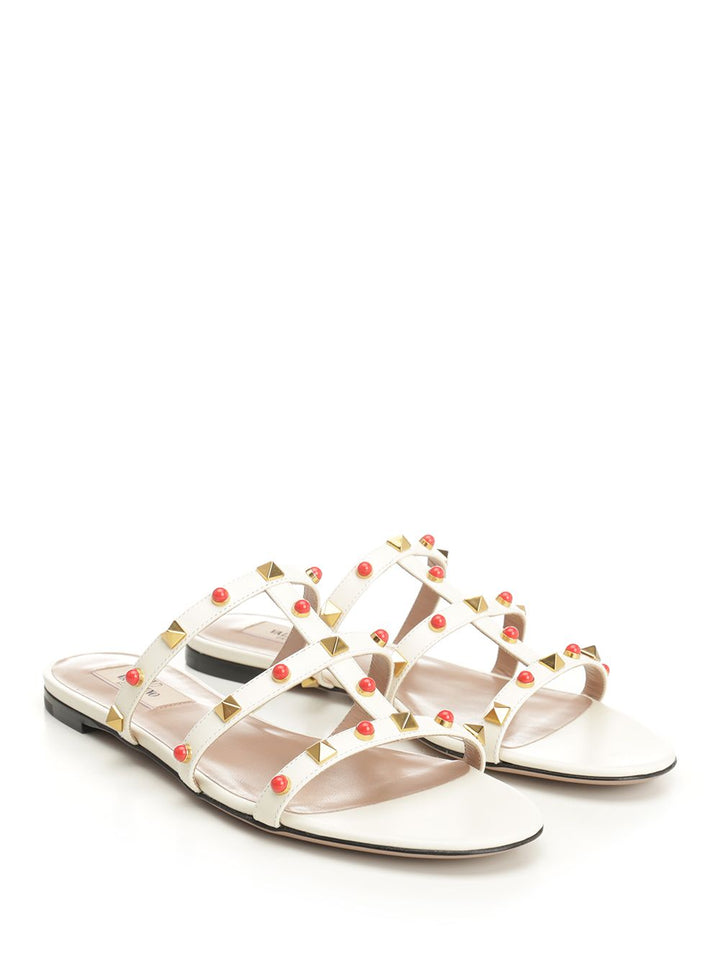 Valentino Garavani Rockstud Sandals - White | cc978d289a4339d5b79ca13a88ad9d7ac6902fc0