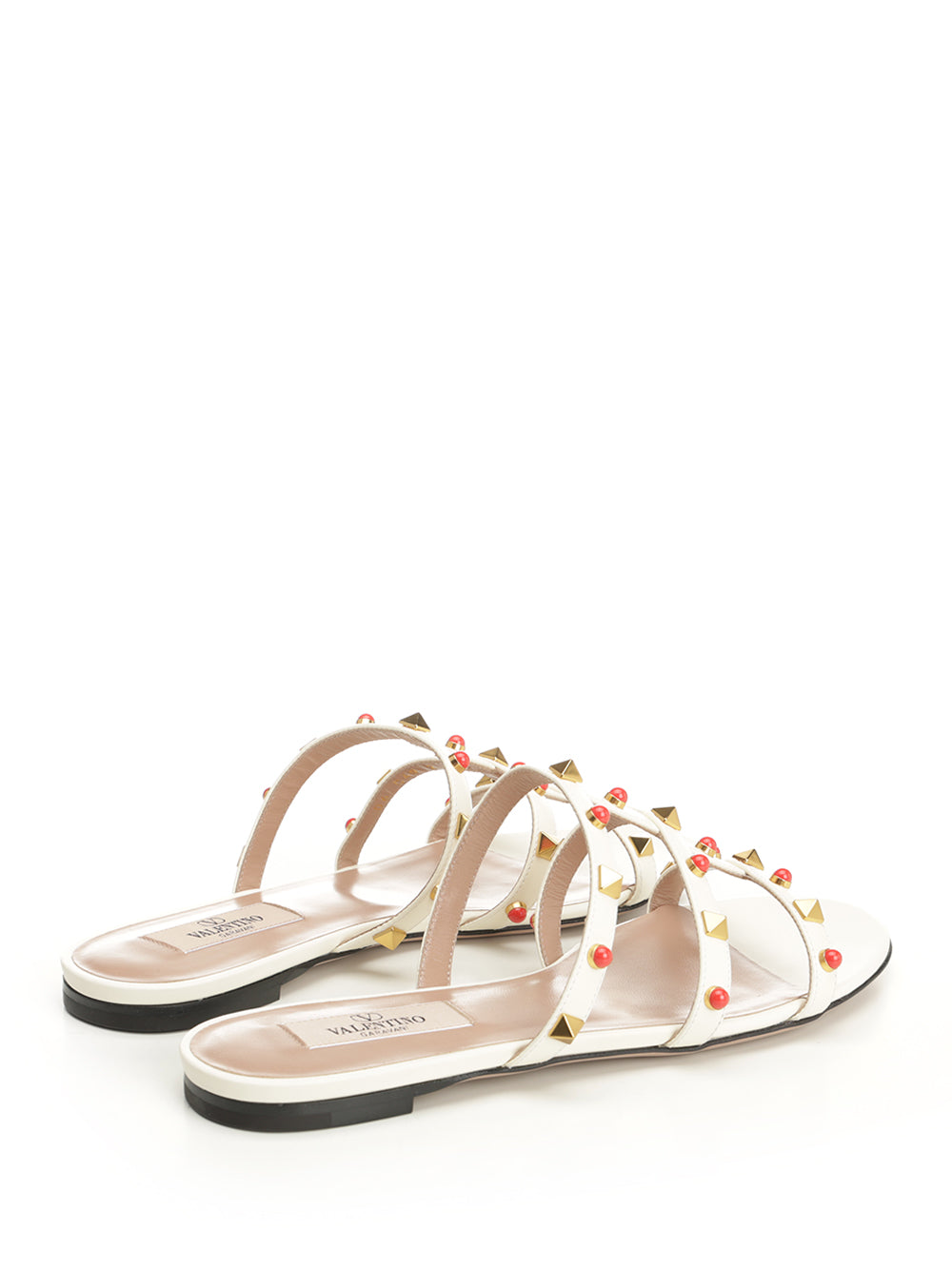 Valentino Garavani Rockstud Sandals - White | 245bd8c66732a3770faefe24420666cc7cd653b8