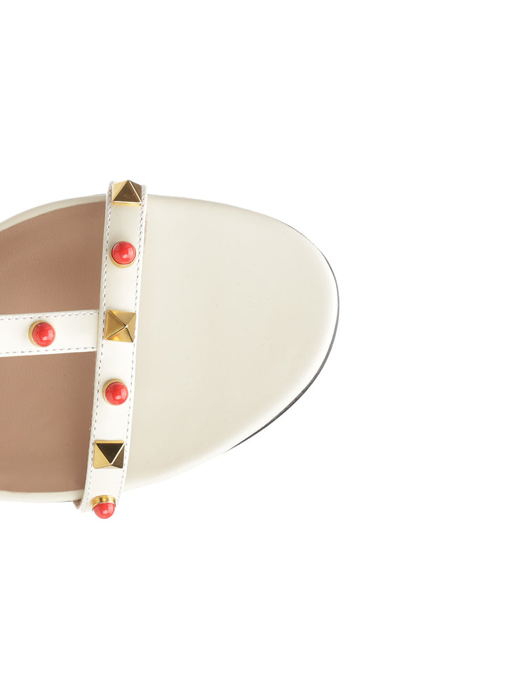 Valentino Garavani Rockstud Sandals - White | 87976b04a13c4821ff943ec63af4e3236e36797b