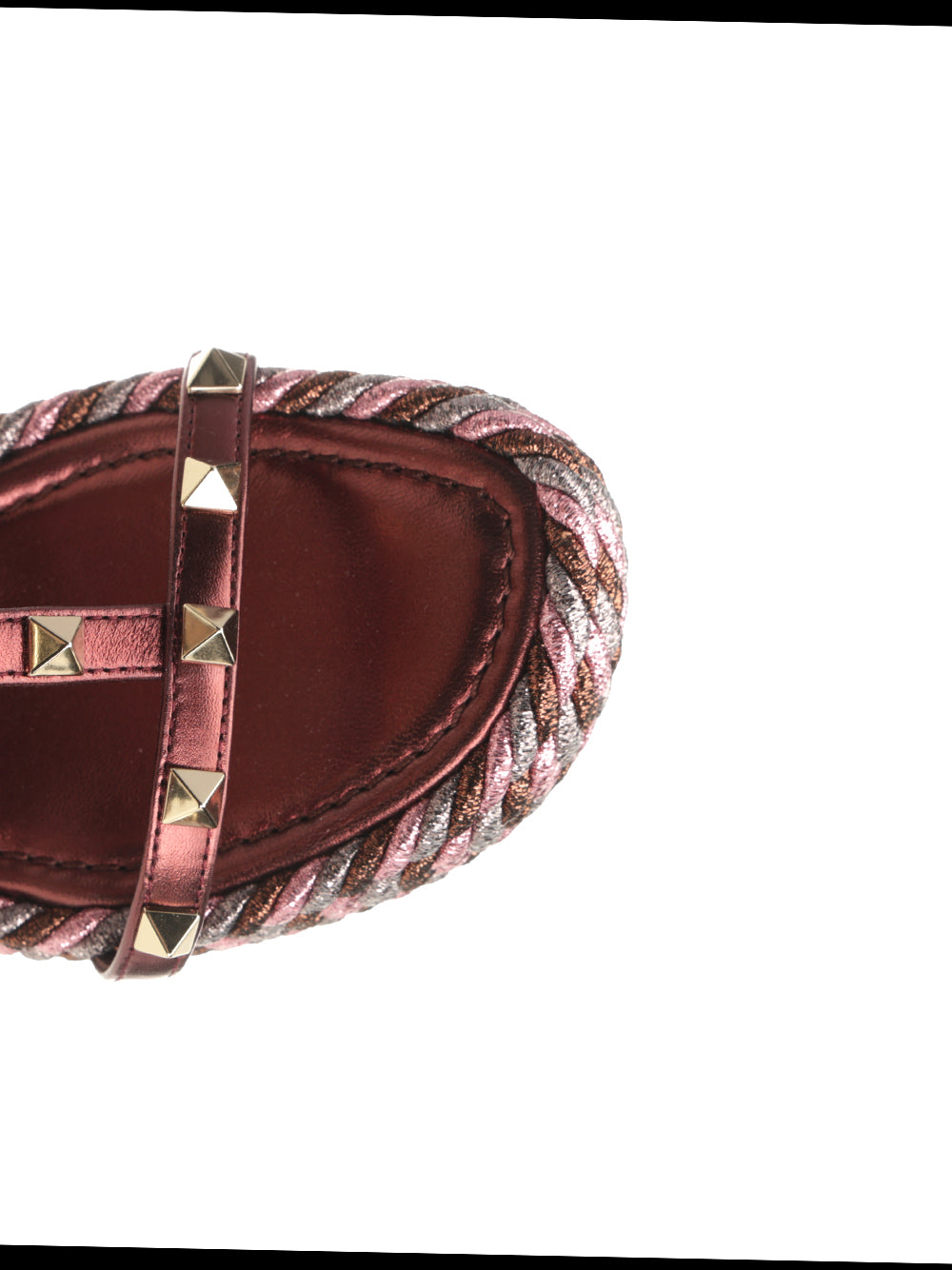 Valentino Garavani Metallic Calfskin Wedge Sandals - Violet | 1e3fbcb9662b91e789beadd6c7bbf4cf1b1d75a9