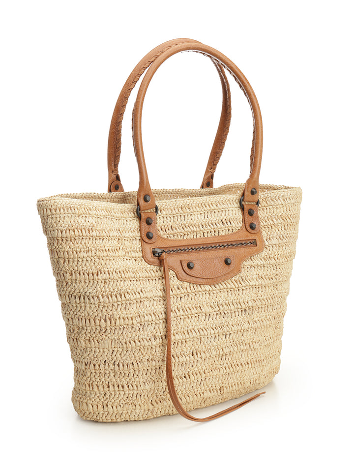 Balenciaga Le City Shoulder Bags - Beige | ebff0a078feab4cb49425df1ee6253c03b8423a0