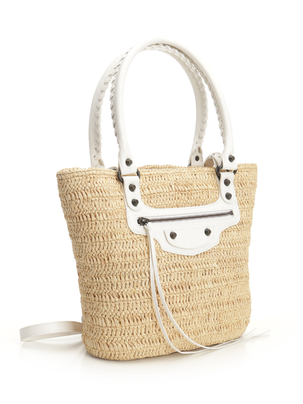 Balenciaga Le City Shoulder Bags - White | 51a72ae435a0b52bcf304ca38b853816686b1143