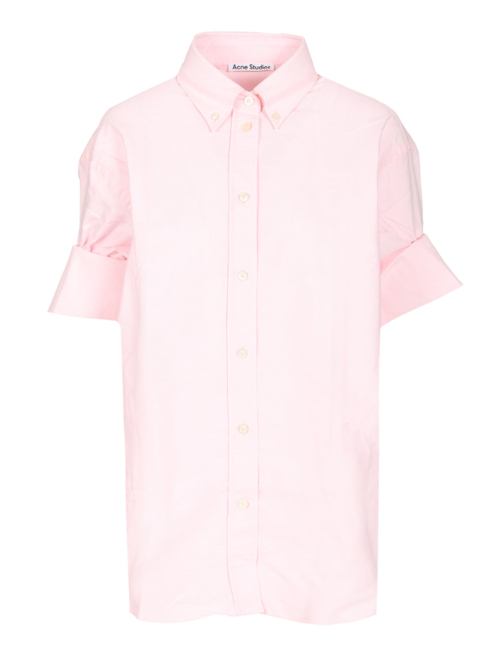 Acne Studios Short-Sleeved Tailored Shirt Shirts - Rose | b4610ba50deba2eea5f56b5e19ced18e662099bd
