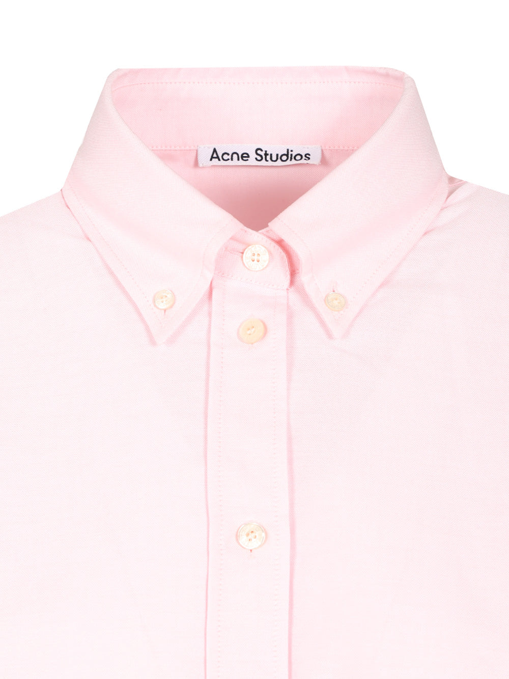 Acne Studios Short-Sleeved Tailored Shirt Shirts - Rose | 11dd1a4d80c98bbc23221263689af159d6189deb
