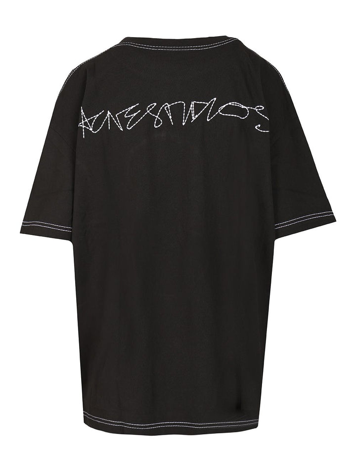 Acne Studios Crew Neck T-Shirt - Black | ba21caf2ba082dcf2d65225524d85db2dd58b39d
