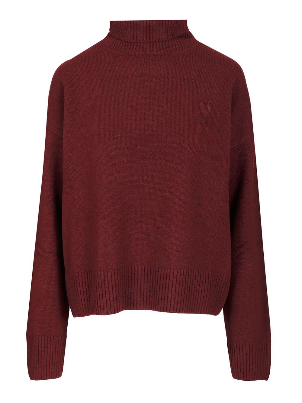Ami Turtleneck Sweater Knitwear - Black | 4962b36c0b362f9629f0181fb48fb708e64f772a