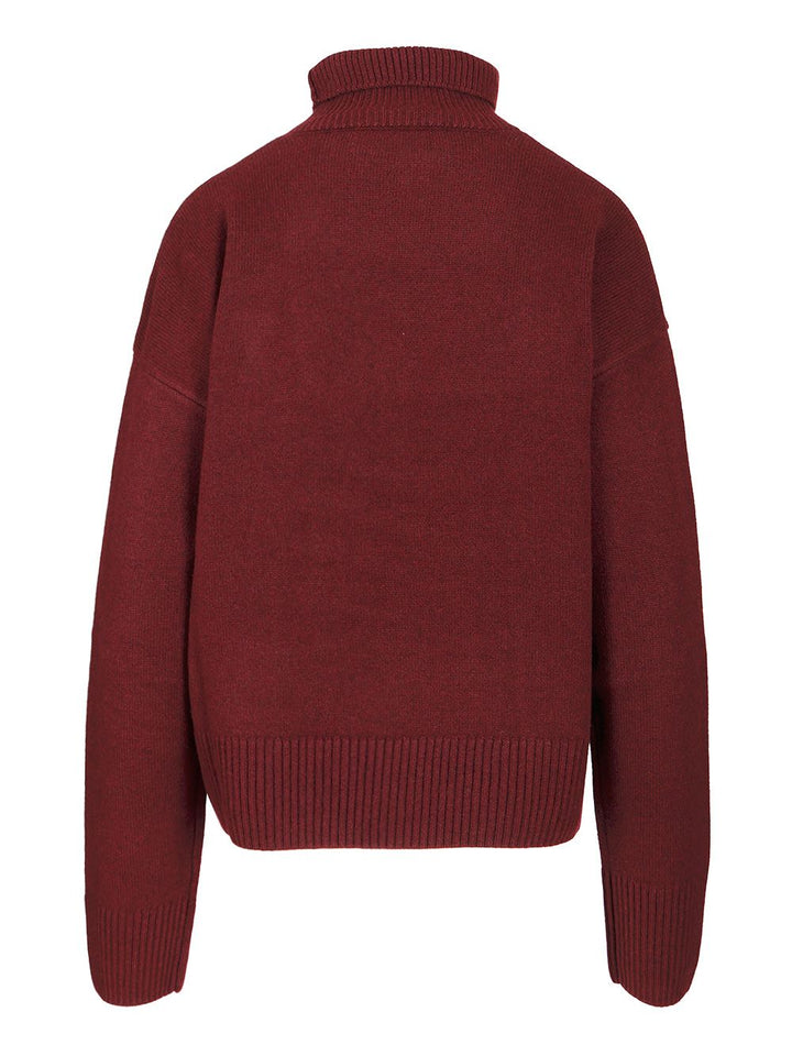 Ami Turtleneck Sweater Knitwear - Black | f17588955fd7a75c66eeb9d82006fd339d9184b3