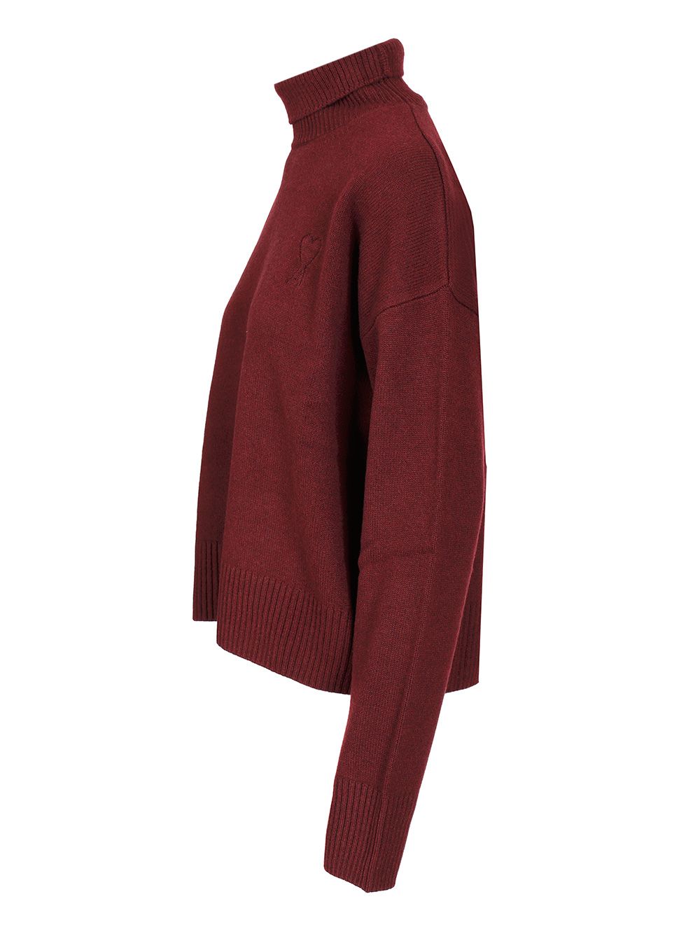 Ami Turtleneck Sweater Knitwear - Black | 037ba0165009d610937fe7ade3dd8436b20892df