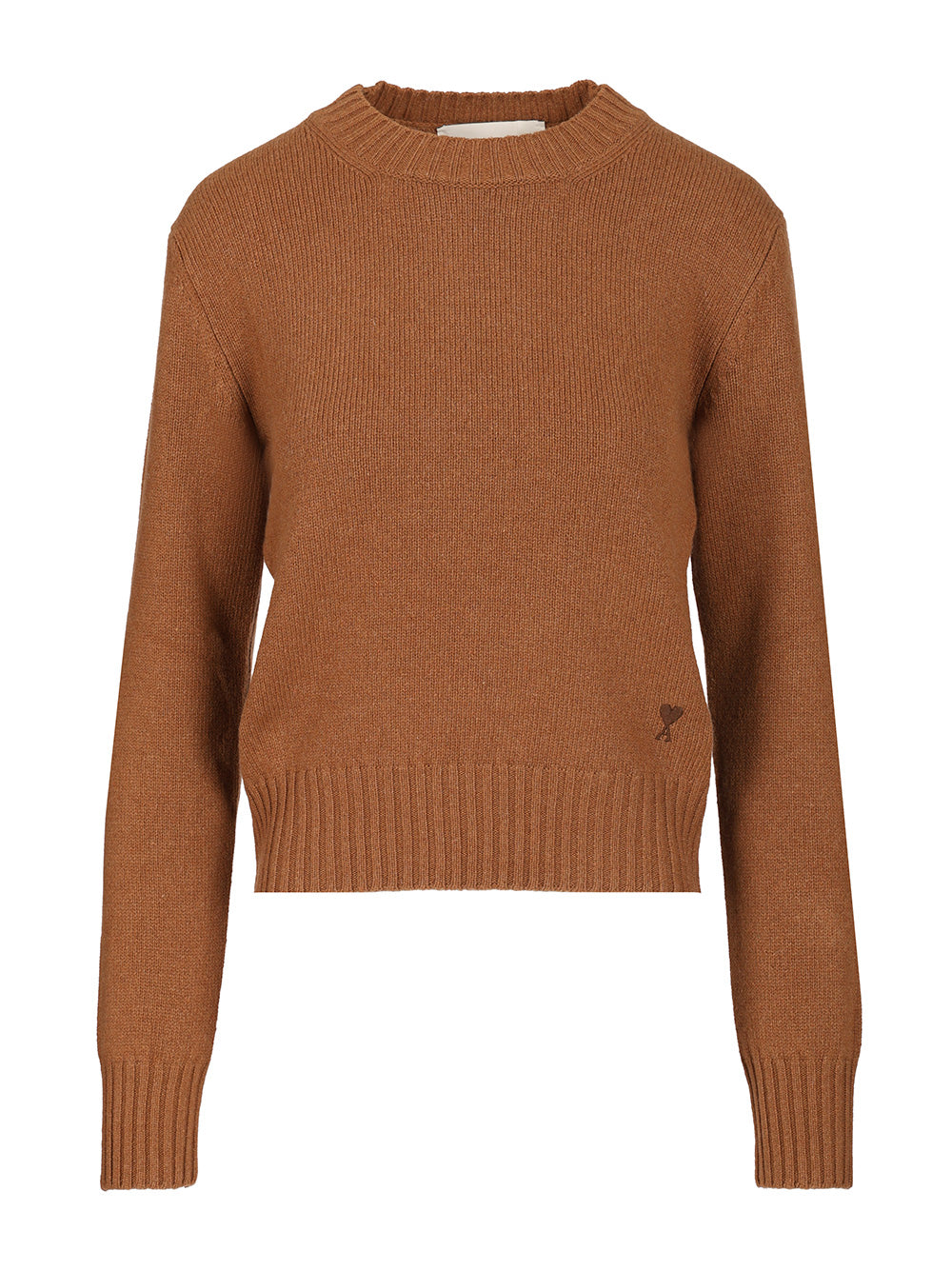 Ami Wool And Cashmere Sweater Knitwear - Brown | d6b1df081f66a55e80591c2504314df4bb310a6f