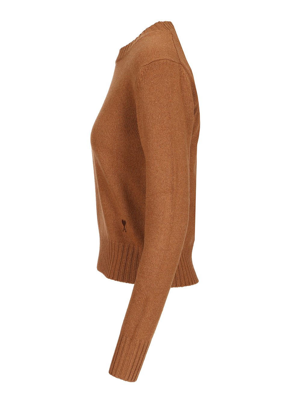 Ami Wool And Cashmere Sweater Knitwear - Brown | cd3e216a82a581fdcd6e0bef7b2f4d156d7ff2f1