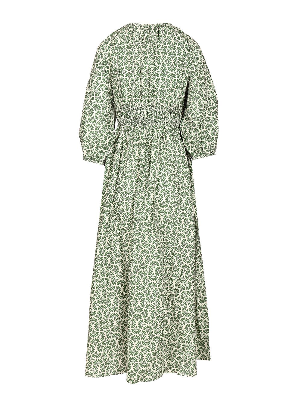Matteau Shirred Dress Dresses - Green | a264bbb89b248ebd7ba74f8726b480765a601484