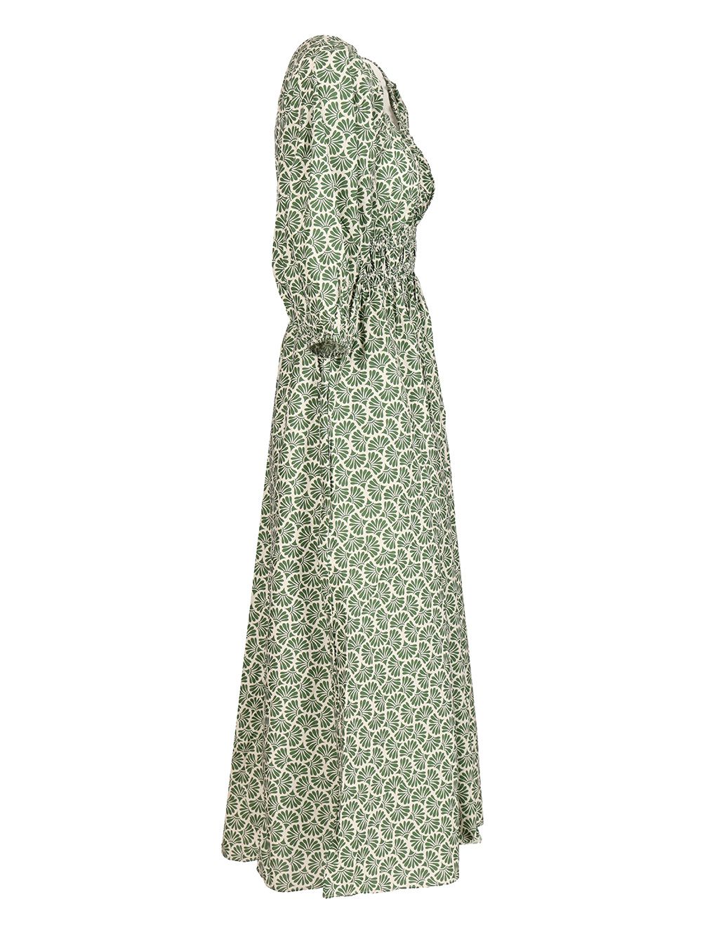 Matteau Shirred Dress Dresses - Green | 3a71aeade6ff24c5327a2eed95437d2925203476