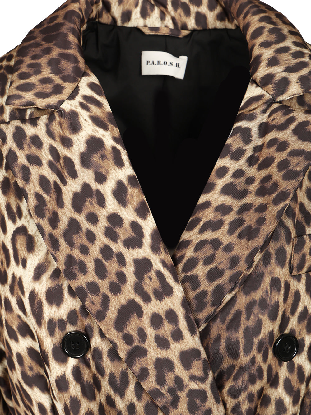 P.A.R.O.S.H. Double-Breasted Animalier Jacket Jackets - Animalier | f0731498d5161bdf6dabd2c33452dc69d2bcb366