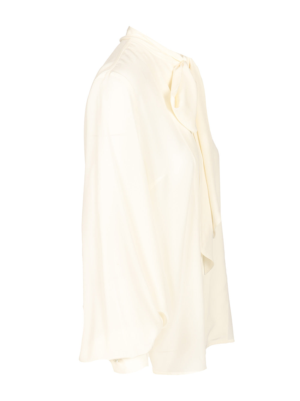 P.A.R.O.S.H. Silk Blouse Shirts - White | 5ef44afa7fcbd4b3673f7a7d3230fa39cca09f98