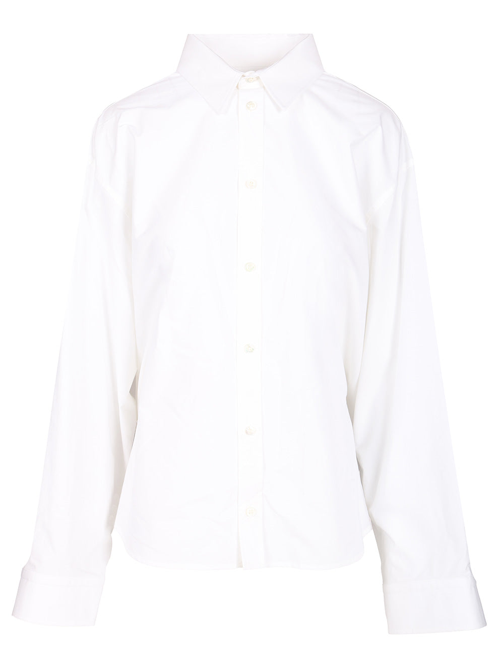 Balenciaga Semi-Fitted Shirt Shirts - White | 4b39cc810343fa6670ee396cdfd469d2dcd3ce22