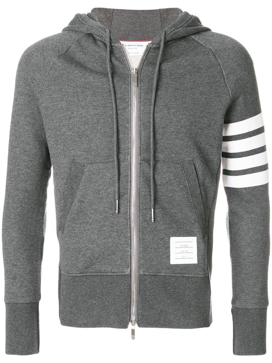 Classic Loopback 4-Bar Zip Hoodie